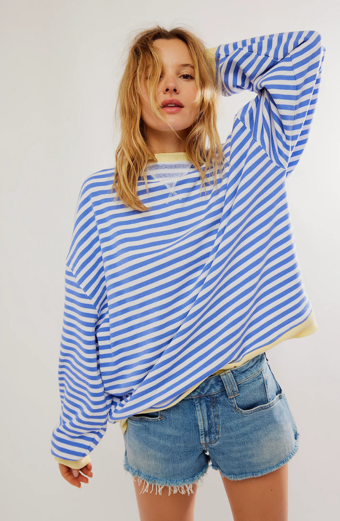 Noa | Casual Striped Oversized Jumper