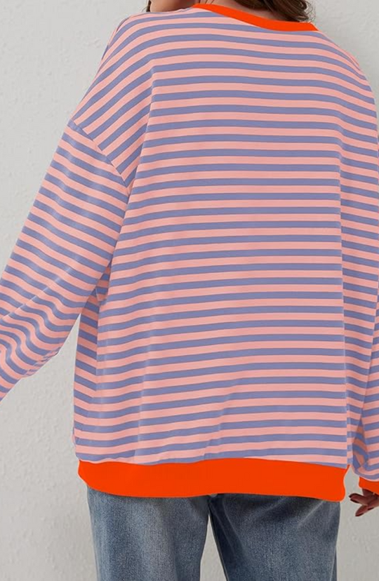 Noa | Casual Striped Oversized Jumper