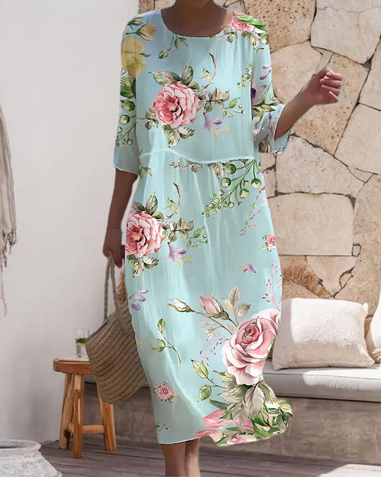 Harriet - Elegant Floral Dress