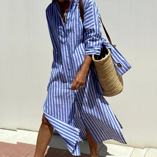 Sophie™ - Striped Shirt Dress