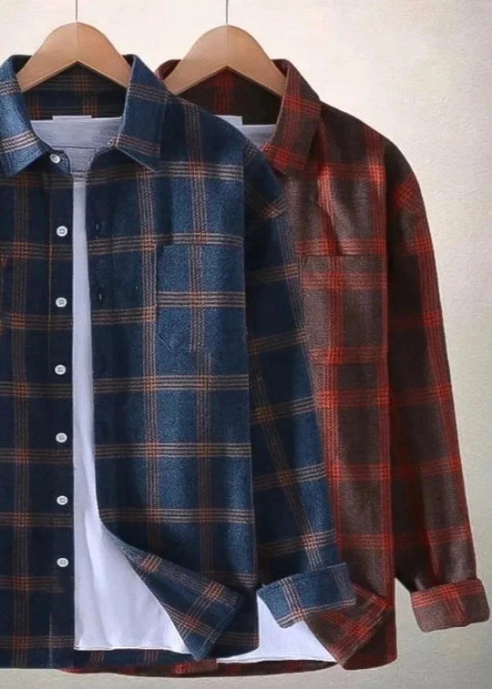 MIERE Plaid Elegance Shirt