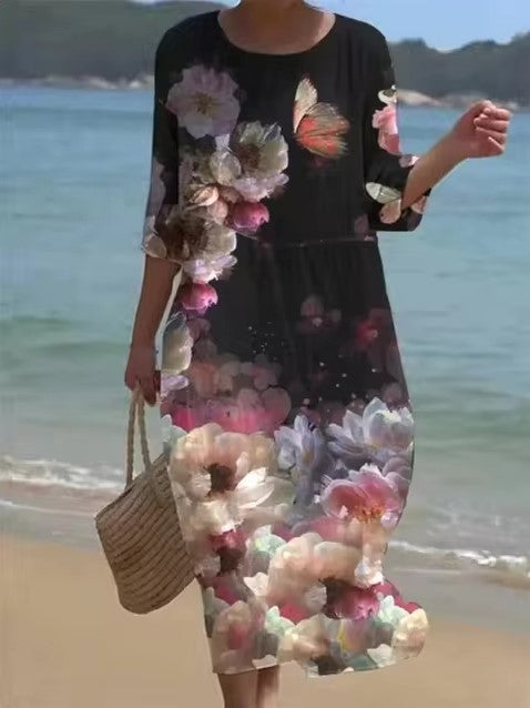 Harriet - Elegant Floral Dress