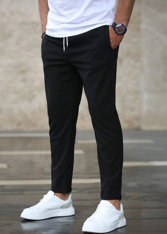 Arthur | Drawstring Cropped Pants