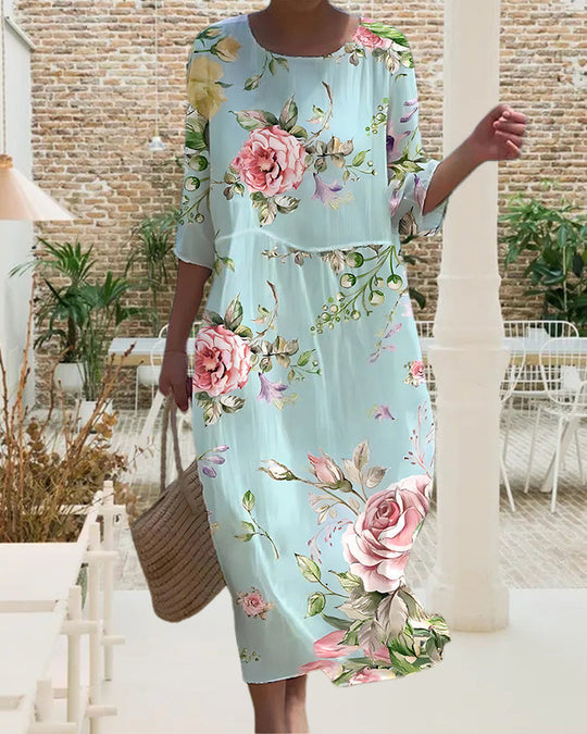 Harriet - Elegant Floral Dress